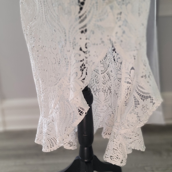 Lady Black Tie - VELVI Women's Size 4 High Waisted Skirt and Crop Top Set - Picture 6 of 12